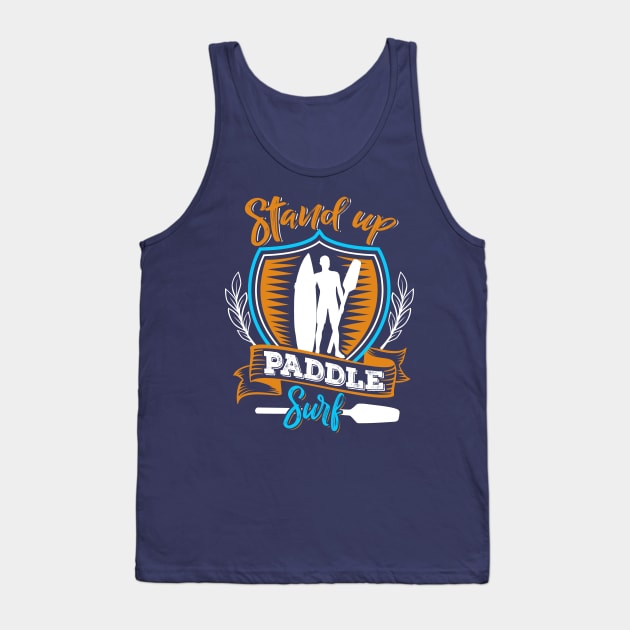 Stand Up Paddle Surf Tank Top by rcia